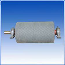 菱形膠面傳動滾筒